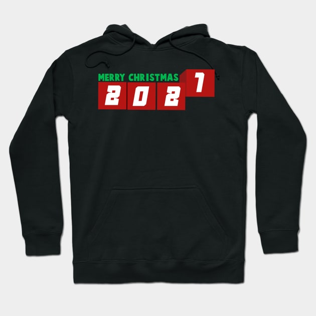 Merry Christmas 2021 Hoodie by HAN_Vec